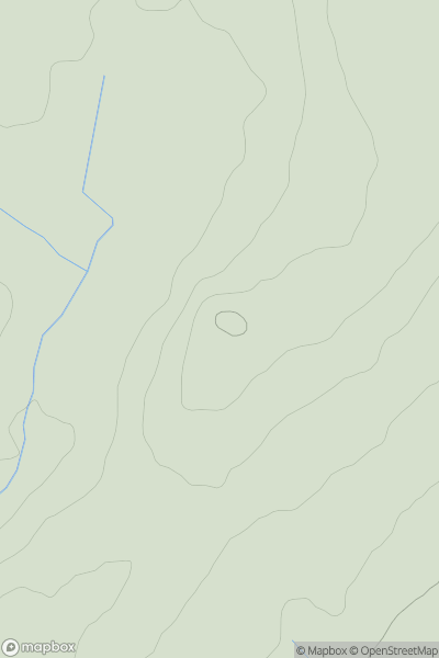 Thumbnail image for Green Law [Northumberland] showing contour plot for surrounding peak